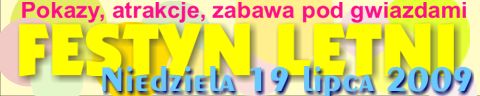 Zaproszenie na Festyn Letni 2009