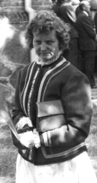 Jadwiga Dobras (z domu Kosek) 1982 r.